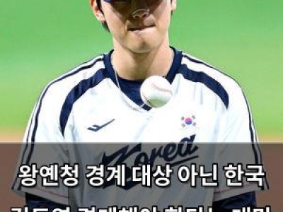 왕옌청 경계 대상 아닌 한국 김도영 경계해야 한다는 대만 언론 보도