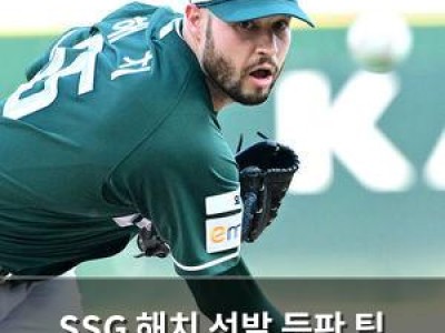 SSG 해치 선발 등판 팀 6연패 탈출 기대