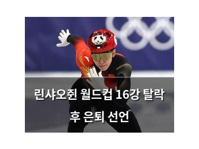 린샤오쥔 월드컵 16강 탈락 후 은퇴 선언