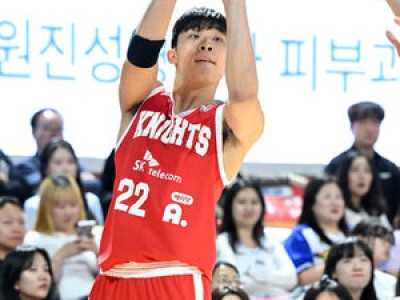 SK LG 맞대결 1차전에서 오재현 슛 놓치나