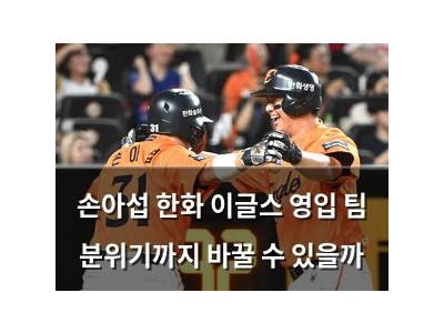 손아섭 한화 이글스 영입 팀 분위기까지 바꿀 수 있을까