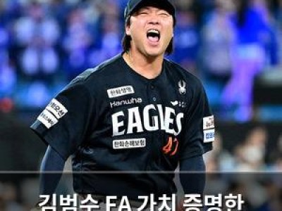 김범수 FA 가치 증명한 가을야구