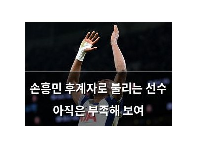 손흥민 후계자로 불리는 선수 아직은 부족해 보여