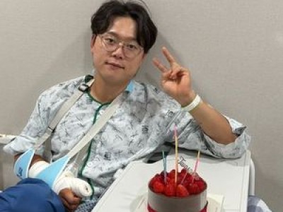 박승규 투구에 맞아 엄지 골절 복귀 약속