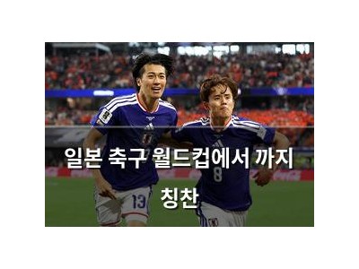 일본 축구 월드컵에서 까지 칭찬